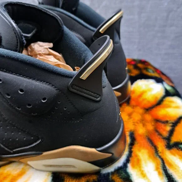 %Size 10.5 Nike Air Jordan 6 Retro DMP CT4954-007 Black/Gold Men AJ20
